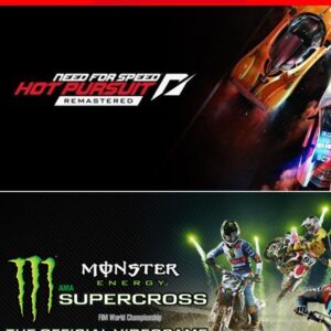 NEED FOR SPEED HOT PURSUIT REMASTERED MÁS MONSTER ENERGY SUPERCROSS THE OFFICIAL VIDEOGAME - NINTENDO SWITCH