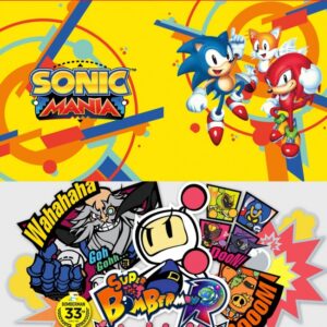 2 JUEGOS EN 1 SONIC MANIA MAS SUPER BOMBERMAN R - NINTENDO SWITCH