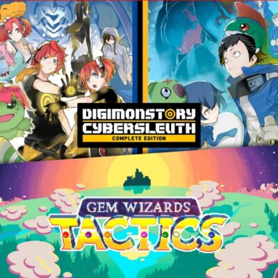 2 JUEGOS EN 1 DIGIMON STORY CYBER SLEUTH COMPLETE EDITION MAS GEM WIZARDS TACTICS – NINTENDO SWITCH