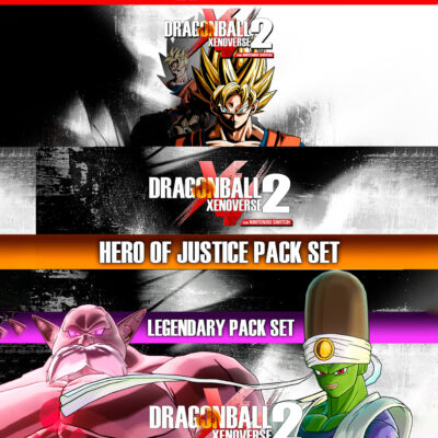 DRAGON BALL XENOVERSE 2 MAS HERO OF JUSTICE PACK SET MAS LEGENDARY PACK SET – NINTENDO SWITCH