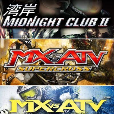 3 JUEGOS EN 1 MIDNIGHT CLUB 2 MAS MX VS. ATV: SUPERCROSS MAS MX VS ATV: ALIVE PS3