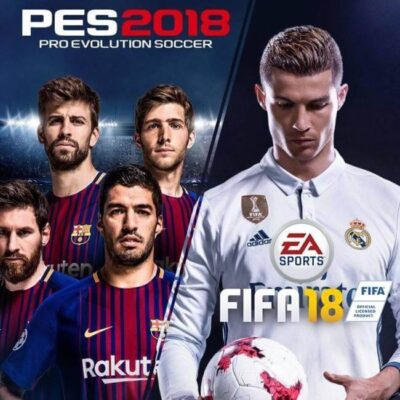 2 JUEGOS EN 1 PES 2018 MAS FIFA 2018 PS3