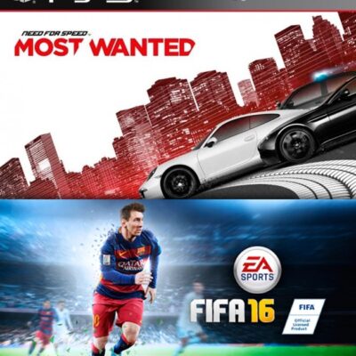 2 JUEGOS EN 1 DE NEED FOR SPEED MOST WANTED + FIFA 16 PS3