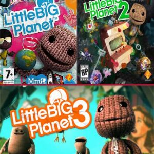 3 JUEGOS EN 1 LITTLEBIGPLANET MAS LITTLEBIGPLANET 2 MAS LITTLEBIGPLANET 3 PS3