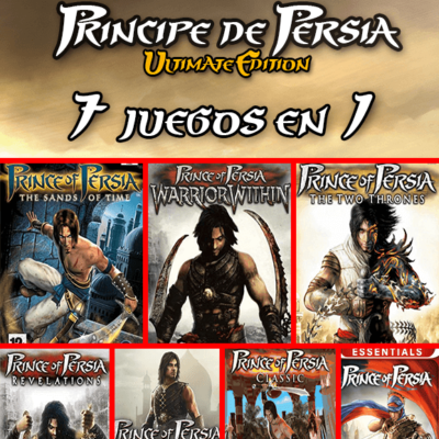 7 JUEGOS EN 1 PRINCIPE DE PERSIA COLECCION PS3