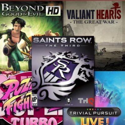 5 JUEGOS EN 1 BEYOND GOOD & EVIL HD MAS VALIANT HEARTS: THE GREAT WAR MAS SAINTS ROW: THE THIRD MAS PUZZLE FIGHTER HD MAS TRIVIAL PURSUIT LIVE PS3