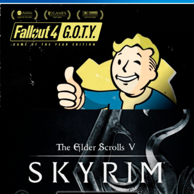 SKYRIM SPECIAL EDITION MAS FALLOUT 4 GOTY BUNDLE PS4