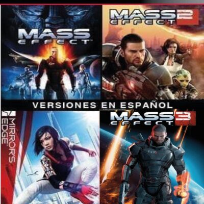 4 JUEGOS EN 1 MASS EFFECT MAS MASS EFFECT 2 MAS MASS EFFECT 3 MAS MIRRORS EDGE PS3