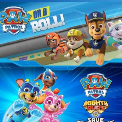 PAW PATROL ON A ROLL MAS PAW PATROL MIGHTY PUPS SAVE ADVENTURE BAY PS4