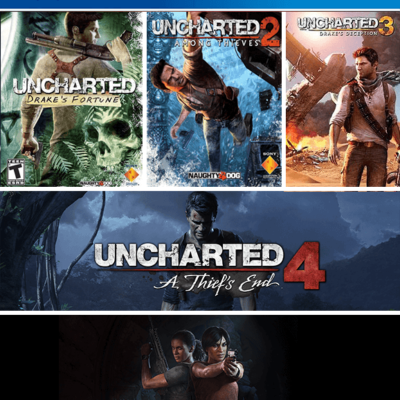 5 JUEGOS EN 1 UNCHARTED COLECCION PS4