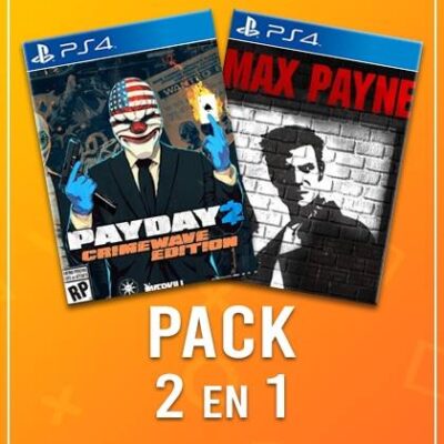 2 JUEGOS EN 1 PAYDAY 2 CRIMEWAVE EDITION MAS MAX PAYNE PS4