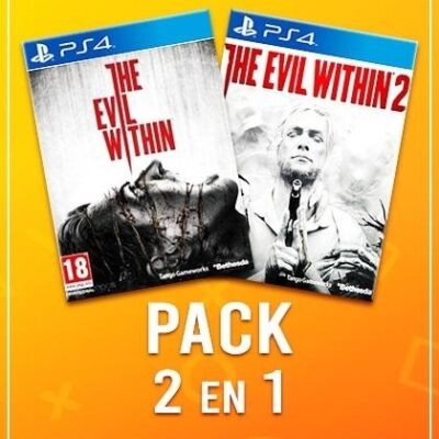 2 JUEGOS EN 1 THE EVIL WITHIN MAS THE EVIL WITHIN 2 PS4