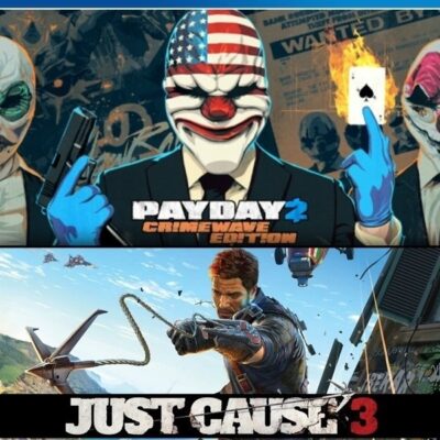 2 JUEGOS EN 1 PAYDAY 2 CRIMEWAVE EDITION MAS JUST CAUSE 3 PS4