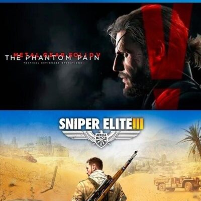 2 JUEGOS EN 1 METAL GEAR SOLID V THE PHANTOM PAIN MAS SNIPER ELITE 3 PS4