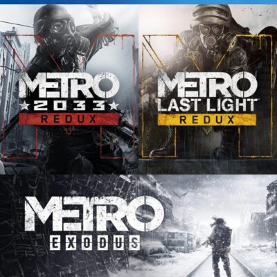 3 JUEGOS EN 1 METRO 2033 REDUX MAS METRO EXODUS MAS METRO LAST LIGHT REDUX PS4