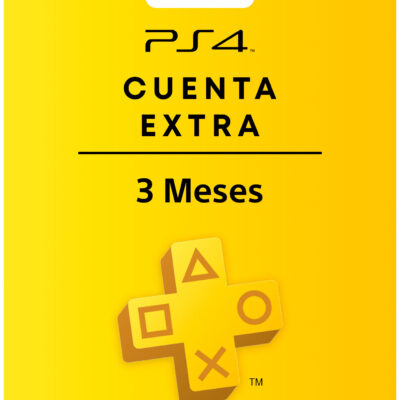 Cuenta Plus 3 Meses Extra – PlayStation 4