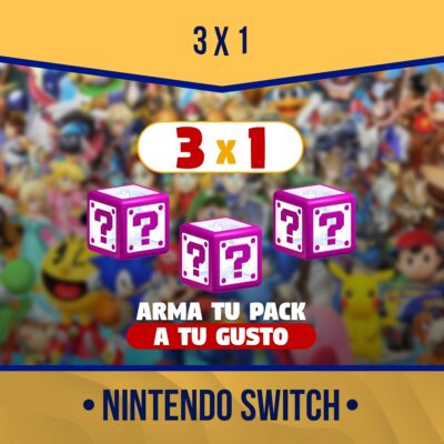 🎮 ARMA TU GAMER PACK 3X1 – NINTENDO SWITCH 🎮