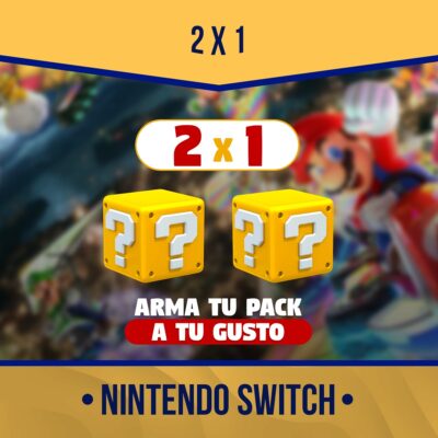 🎮 ARMA TU GAMER PACK 2X1 – NINTENDO SWITCH 🎮