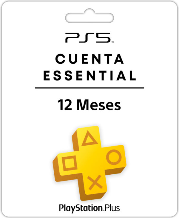 🎮✨ PSN PLUS ESSENTIAL 🕹️ 12 MESES 🌟 CUENTA PRINCIPAL PS5 🔥