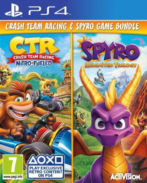 Crash™ Team Racing Nitrо-Fueled + Spyro - Playstation 4 🎮🔥