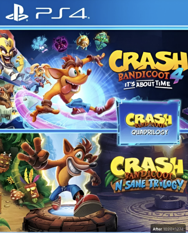 🔥 Crash Bandicoot™ – Quadrilogy Bundle  - Playstation 4  🚀