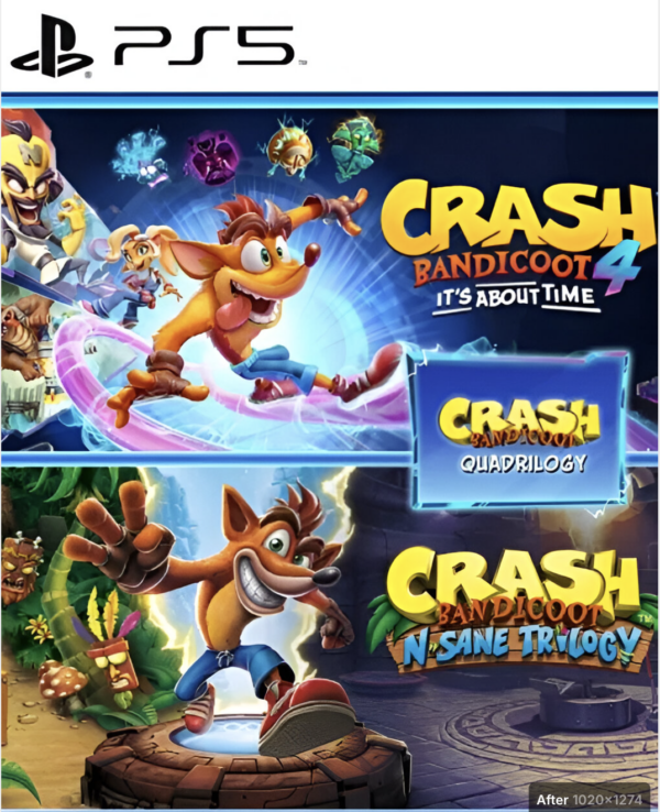 🔥 Crash Bandicoot™ – Quadrilogy Bundle  - Playstation 5  🚀